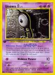 Unown [A] 33/75 Rare card from Neo Discovery