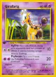 Girafarig 58/111 Common card from Neo Genesis
