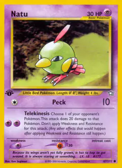 Natu 67/111 Common card from Neo Genesis