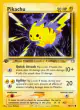 Pikachu 70/111 Common card from Neo Genesis