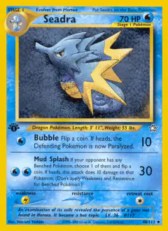 Seadra 48/111 Uncommon card from Neo Genesis