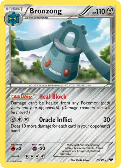 Bronzong 76/99 Rare card from Next Destinies