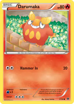 Darumaka 17/99 Common card from Next Destinies