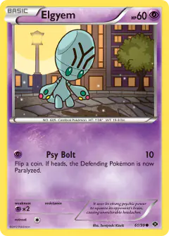 Elgyem 61/99 Common card from Next Destinies
