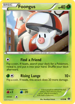 Foongus 8/99 Common card from Next Destinies