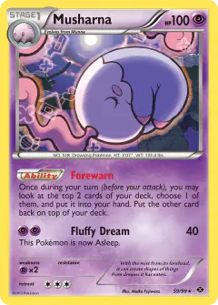 Musharna 59/99 Rare card from Next Destinies