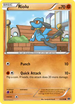 Riolu 63/99 Common card from Next Destinies