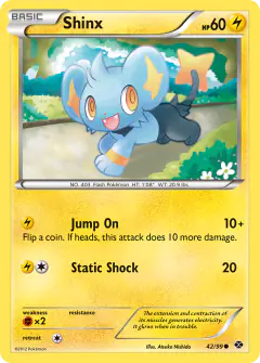 Shinx 42/99 Common card from Next Destinies