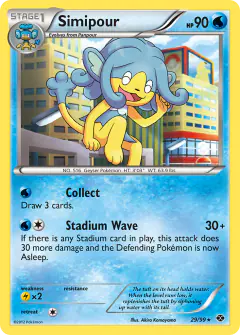 Simipour 29/99 Rare card from Next Destinies