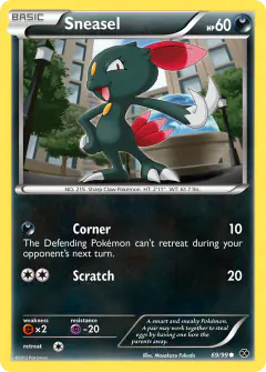 Sneasel 69/99 Common card from Next Destinies