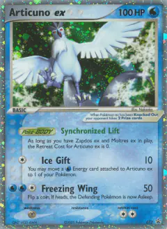 Articuno ex 032 Promo card from Nintendo Black Star Promos