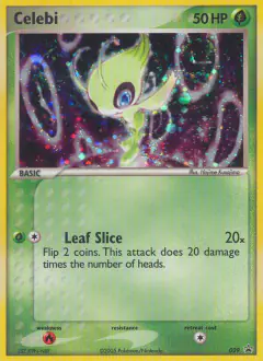 Celebi 029 Promo card from Nintendo Black Star Promos