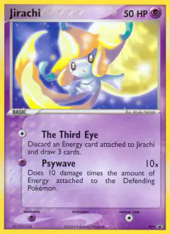 Jirachi 021 Promo card from Nintendo Black Star Promos