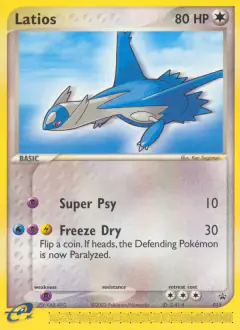 Latios 015 Promo card from Nintendo Black Star Promos