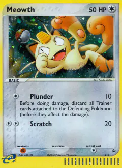 Meowth 013 Promo card from Nintendo Black Star Promos