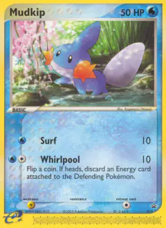 Mudkip 018 Promo card from Nintendo Black Star Promos