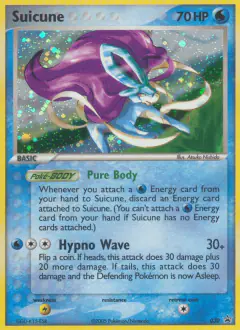 Suicune 030 Promo card from Nintendo Black Star Promos