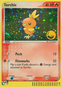 Torchic 006 Promo card from Nintendo Black Star Promos