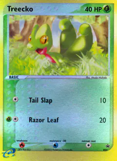 Treecko 003 Promo card from Nintendo Black Star Promos