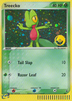 Treecko 007 Promo card from Nintendo Black Star Promos