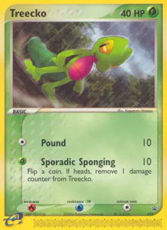 Treecko 016 Promo card from Nintendo Black Star Promos