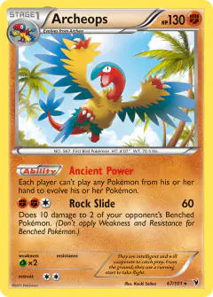 Archeops 67/101 Rare card from Noble Victories