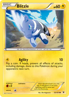 Blitzle 35/101 Common card from Noble Victories