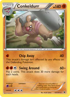 Conkeldurr 65/101 Rare card from Noble Victories