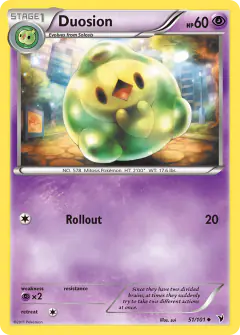 Duosion 51/101 Uncommon card from Noble Victories
