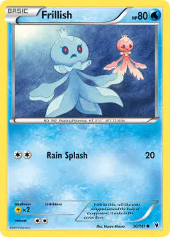 Frillish 30/101 Common card from Noble Victories