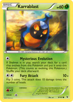 Karrablast 8/101 Common card from Noble Victories