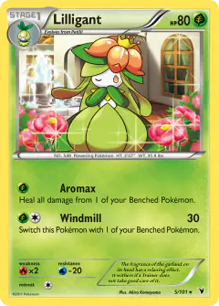 Lilligant 5/101 Rare card from Noble Victories