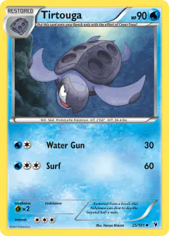 Tirtouga 25/101 Uncommon card from Noble Victories