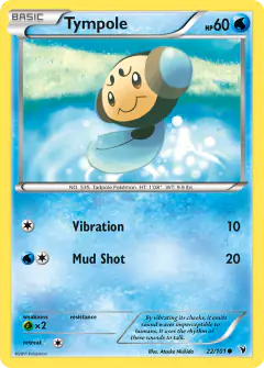 Tympole 22/101 Common card from Noble Victories