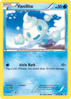 Vanillite 27/101 Common card from Noble Victories