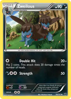 Zweilous 78/101 Uncommon card from Noble Victories