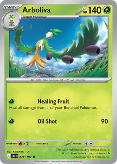 Arboliva 021/197 Uncommon card from Obsidian Flames