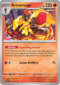 Armarouge 044/197 Uncommon card from Obsidian Flames