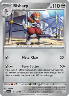 Bisharp 149/197 Common card from Obsidian Flames
