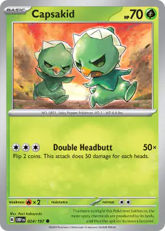 Capsakid 024/197 Common card from Obsidian Flames