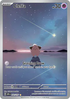Cleffa 202/197 Illustration Rare card from Obsidian Flames