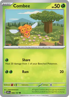 Combee 008/197 Common card from Obsidian Flames