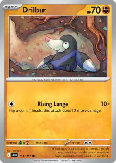 Drilbur 111/197 Common card from Obsidian Flames