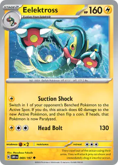 Eelektross 069/197 Uncommon card from Obsidian Flames