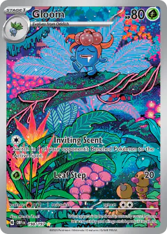 Gloom 198/197 Illustration Rare card from Obsidian Flames