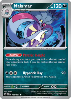 Malamar 138/197 Uncommon card from Obsidian Flames