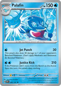 Palafin 062/197 Rare card from Obsidian Flames