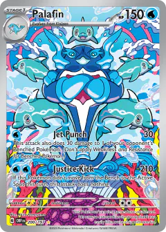 Palafin 200/197 Illustration Rare card from Obsidian Flames