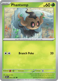 Phantump 011/197 Common card from Obsidian Flames