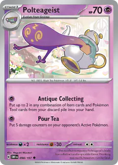 Polteageist 098/197 Uncommon card from Obsidian Flames